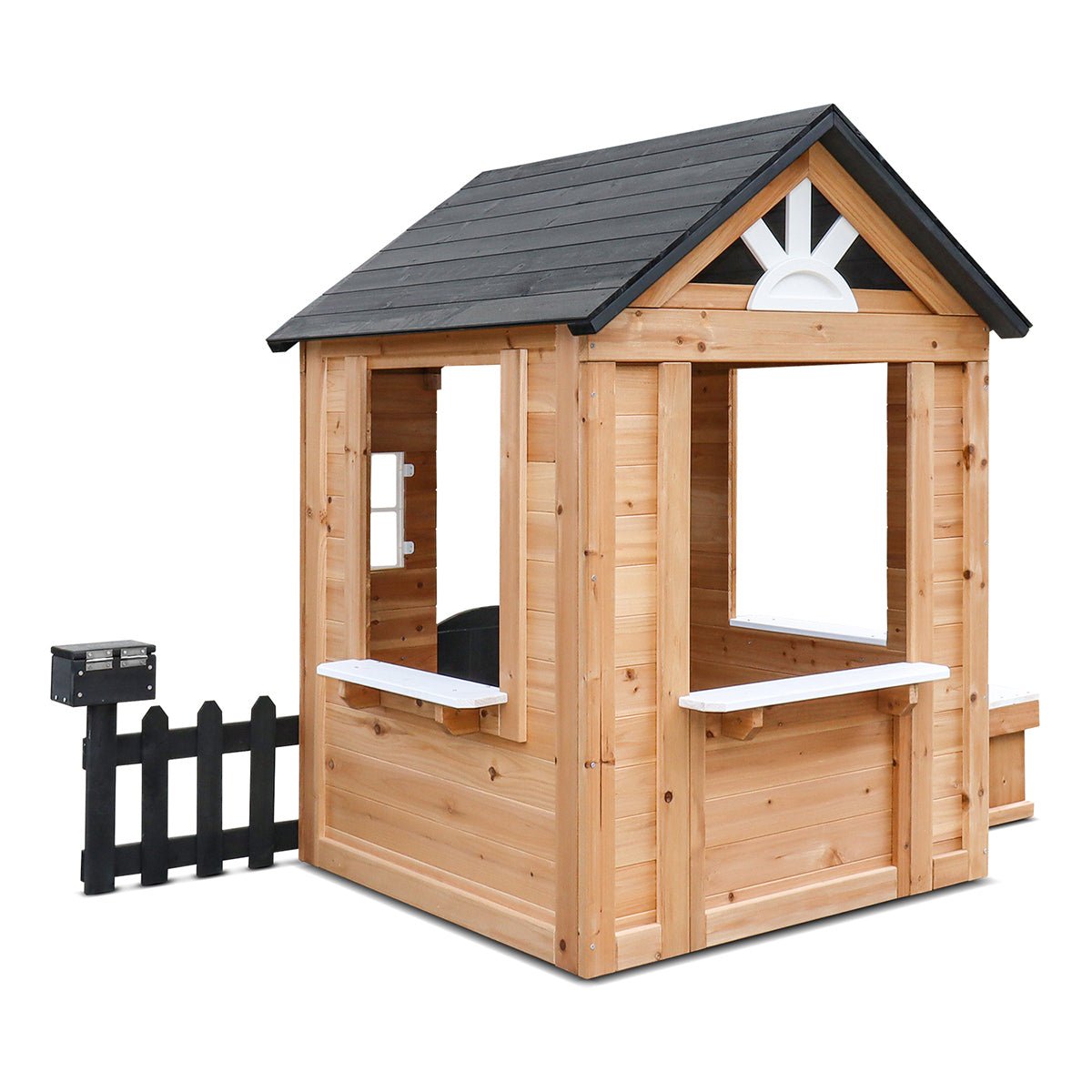 Lifespan Kids Teddy V3 Cubby House Natural for kids outdoor play - PlayScapes Australia