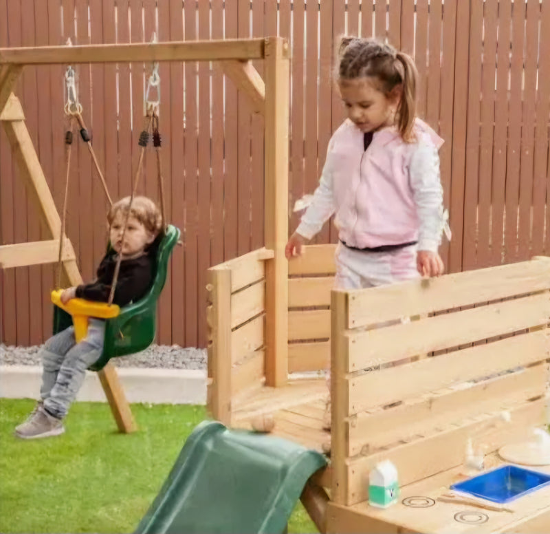 Lifespan Infants, Toddlers Poppy Junior, Baby Gym Equipment with Safety Conscious Slide & Kids Sink For Growing Family Play. FREE DELIVERY AUSTRALIA WIDE