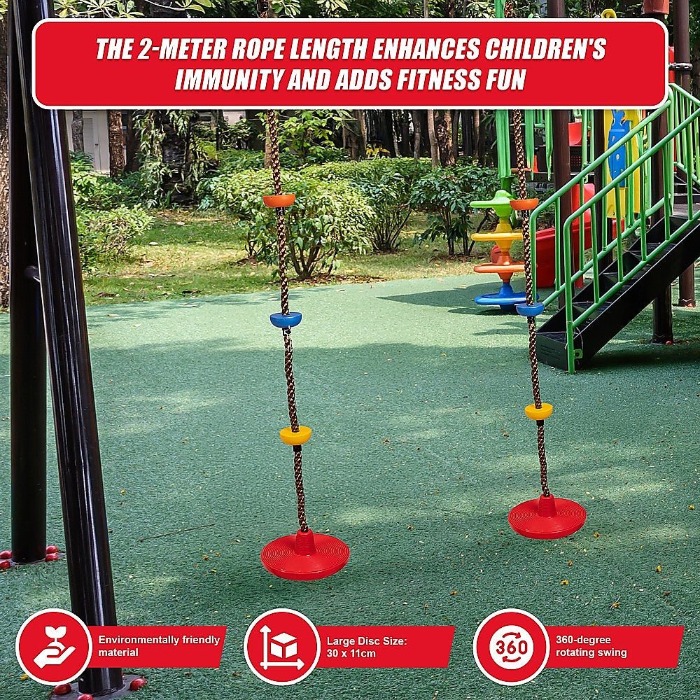 Swing Climbing Rope Outdoor for kids outdoor play - PlayScapes Australia